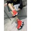 Versace Logo Print Knit Sock Sneakers Red 2019