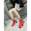 Versace Logo Print Knit Sock Sneakers Red 2019