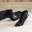 Chanel Pearl Heel 8cm Lambskin and Patent Calfskin Ankle Boots G35548 Black 2020