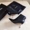 Chanel Pearl Heel 8cm Lambskin and Patent Calfskin Ankle Boots G35548 Black 2020