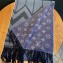Louis Vuitton Monogram Stripe Scarf 190x30cm Blue 2019