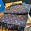 Louis Vuitton Monogram Stripe Scarf 190x30cm Blue 2019