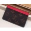 Louis Vuitton Card Holder Monogram Canvas M60703 Red