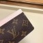 Louis Vuitton Card Holder Monogram Canvas M60703 Pink