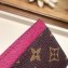 Louis Vuitton Card Holder Monogram Canvas M60703 Purple