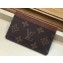 Louis Vuitton Card Holder Monogram Canvas M61733 Brown
