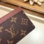 Louis Vuitton Card Holder Monogram Canvas M61733 Brown