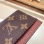 Louis Vuitton Card Holder Monogram Canvas M61733 Brown