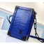 Louis Vuitton Mini Soft Trunk Bag M45044 Croco Pattern Blue 2020