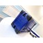 Louis Vuitton Mini Soft Trunk Bag M45044 Croco Pattern Blue 2020
