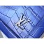Louis Vuitton Mini Soft Trunk Bag M45044 Croco Pattern Blue 2020