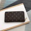 Louis Vuitton Zippy Wallet Monogram Canvas M42616 Brown
