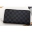Louis Vuitton Zippy Wallet Damier Graphite Canvas N41661