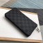 Louis Vuitton Zippy Wallet Damier Graphite Canvas N41661