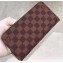 Louis Vuitton Zippy Wallet Damier Ebene Canvas N60046 Pink
