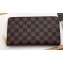 Louis Vuitton Zippy Organizer Wallet Damier Ebene Canvas N63502