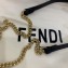 Fendi Vertical Wallet On Chain Kan U Mini Bag Black 2020
