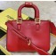Fendi Calf Leather FF Tote Small Bag Red 2020