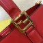 Fendi Calf Leather FF Tote Medium Bag Red 2020