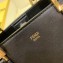 Fendi Calf Leather FF Tote Small Bag Black 2020