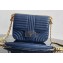 Prada Diagramme Leather Shoulder Bag 1BD217 Blue 2020