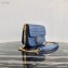 Prada Diagramme Leather Shoulder Bag 1BD217 Blue 2020