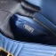Prada Diagramme Leather Shoulder Bag 1BD217 Blue 2020