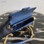 Prada Diagramme Leather Shoulder Bag 1BD217 Blue 2020