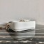 Prada Diagramme Leather Shoulder Bag 1BD217 White 2020