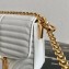 Prada Diagramme Leather Shoulder Bag 1BD217 White 2020