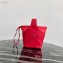 Prada Vintage Shoulder Hobo Bag 1420 Red 2020
