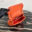 Prada Stitched Leather Small Spectrum Shoulder Bag 1BD233 Orange 2020