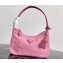 Prada Re-Edition 2000 Nylon Mini Hobo Bag 1NE515 Pink 2020