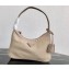 Prada Re-Edition 2000 Nylon Mini Hobo Bag 1NE515 Beige 2020