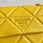 Prada Stitched Leather Small Spectrum Shoulder Bag 1BD233 Yellow 2020