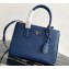 Prada Galleria Small Saffiano Leather Bag 1BA863 Blue