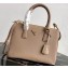 Prada Galleria Small Saffiano Leather Bag 1BA863 Nude