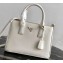 Prada Galleria Small Saffiano Leather Bag 1BA863 White