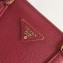 Prada Galleria Medium Saffiano Leather Bag 1BA274 Dark Red