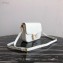 Prada Emblème Saffiano Leather Shoulder Bag 1BD217 White 2020
