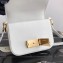 Prada Emblème Saffiano Leather Shoulder Bag 1BD217 White 2020