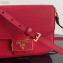 Prada Emblème Saffiano Leather Shoulder Bag 1BD217 Red 2020