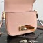 Prada Emblème Saffiano Leather Shoulder Bag 1BD217 Nude Pink 2020