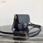 Prada Emblème Saffiano Leather Shoulder Bag 1BD217 Black 2020