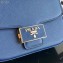 Prada Emblème Saffiano Leather Shoulder Bag 1BD217 Blue 2020