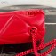 Prada Stitched Leather Small Spectrum Shoulder Bag 1BD233 Red 2020
