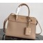 Prada Esplanade Saffiano and Calf Leather Bag 1BA046 Nude