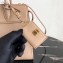 Prada Esplanade Saffiano and Calf Leather Bag 1BA046 Nude