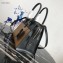 Prada Esplanade Saffiano and Calf Leather Bag 1BA046 Black/Brown