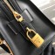 Prada Esplanade Saffiano and Calf Leather Bag 1BA046 Black/Brown